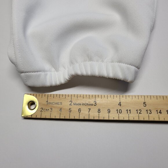 Mizuno Performance Softball Pants Womens Medium Quilted Padding Belt Loop White - Picture 15 of 15